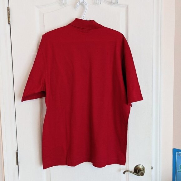 VINTAGE 90s PAUL & SHARK YACHTING T SHIRT POLO red size L @K - Picture 3 of 9